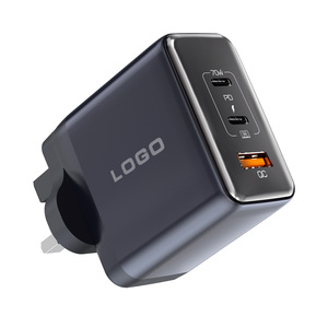 อะแดปเตอร์ชาร์จ GaN 70W 3 พอร์ต PD USB-C ใช้ได้กับโ<span class=keywords><strong>ท</strong></span>รศัพ<span class=keywords><strong>ท</strong></span>์ แล็ป<span class=keywords><strong>ท</strong></span>็อป แท็บเล็ต และอุปกรณ์อิเล็ก<span class=keywords><strong>ท</strong></span>รอนิกส์ - Product Image 4