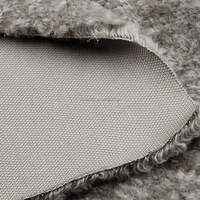 Tissu en fausse fourrure d'agneau flocon de neige à prix d'usine pour vêtements