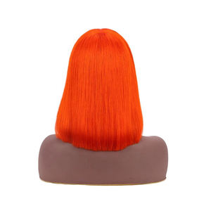 Peluca Bob Ombre con Flequillo YesWigs al por Mayor, Cabello Brasileño 1b 613 Rubio Rosa Plateado Naranja, Peluca Bob Corta en Existencia, Lista para Enviar - Product Image 4