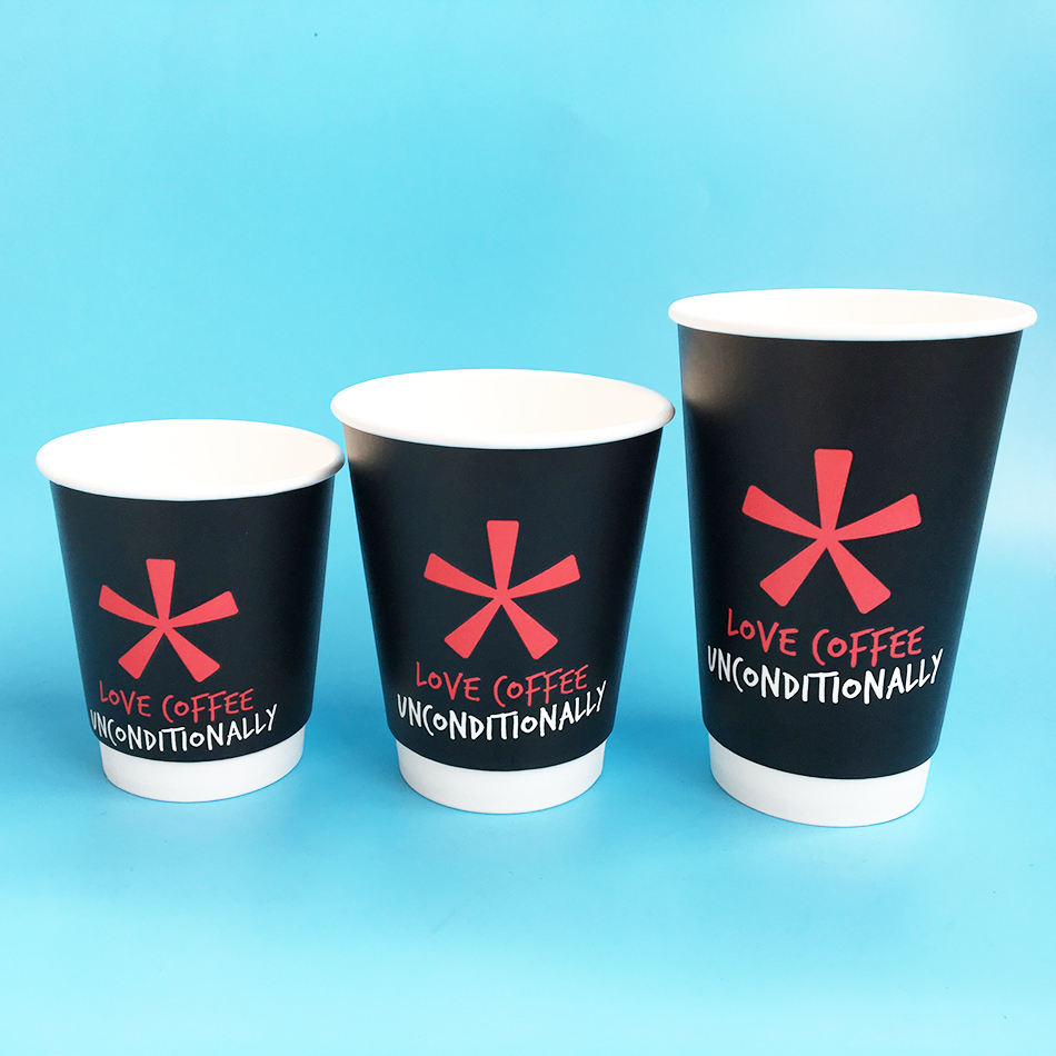 Happy Birthday Snacks 8 Oz Custom Logo Biodegradable Single Wall Paper Cups For Hot Coffee 6