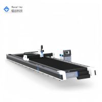 Máquina de Corte Láser de Fibra Automática de Gran Formato y Alta Potencia, Tipo Pórtico, Cypcut Hiwin, Refrigerada por Agua, CNC