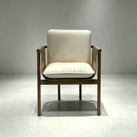 Chaise de loisirs en tissu italien de luxe WBERT, chaise de salle à manger Totu avec design modulaire, salon, salle à manger, meubles de maison