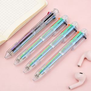 Bolígrafo de Plástico 8 en 1, Diseño Deportivo, Retráctil, Tinta Negra, 0.5 mm, Artículos de Oficina y Escolares, Regalos Kawaii para Estudiantes - Product Image 1