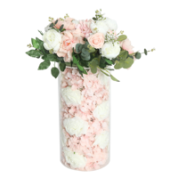 Vente en gros de présentoirs sur pied cylindriques en acrylique, modernes et simples, ensemble de présentoirs ronds pour gâteau pour mariage