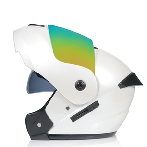 Casco da Moto Elettrica con Doppia Lente in Materiale ABS per Uomo e Donna, Estivo, Integrale/Semi-Integrale, per Tutte le Stagioni, Taglie S-XL - Product Image 6