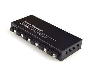 POE 输入和 POE 输出 12/24/48V 1-6 端口 10/100/1000M 单模 2 个 RJ45 和 6 个 SC 光纤端口 快速以太网交换机转换器 PCB - Product Image 4