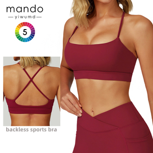 <span class=keywords><strong>Soutien</strong></span>-<span class=keywords><strong>gorge</strong></span> de <span class=keywords><strong>sport</strong></span> sexy à col carré et dos nu - Product Image 2