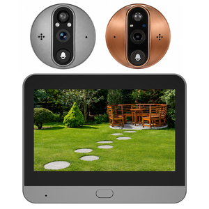 Videoportero Tuya de 3MP con Ángulo Amplio de 166 Grados, 5000mAh, Visión Nocturna IR, Audio Bidireccional, PIR Digital, Pantalla LCD de 4.3 Pulgadas - Product Image 1