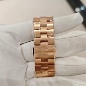 Reloj Cronógrafo Premium para Hombre, Tono Oro Rosa de 18K, Esfera Azul, Movimiento Automático con Bisel Taquímetro - Product Image 6