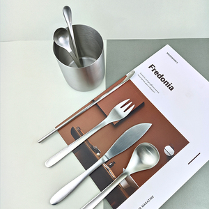 En stock vente en gros en acier inoxydable SS304 porte-couverts Tube tasse pour table de restaurant - Product Image 3