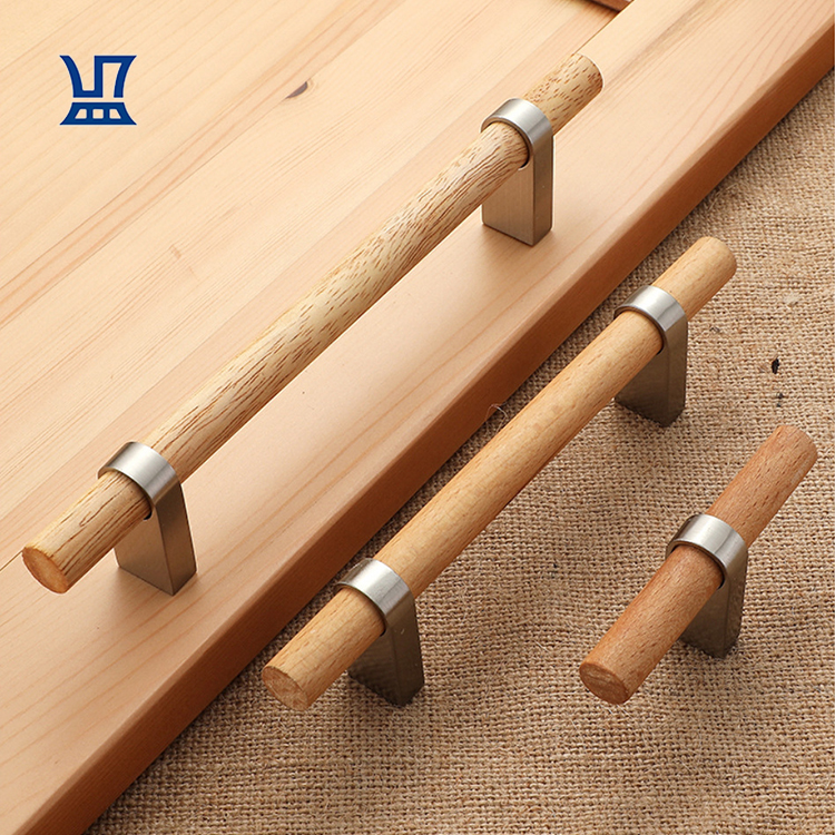 BQLZR маленький MOQ мост цинковый сплав деревянный кухонный шкаф деревянная ручка для выдвижных ящиков