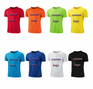Wholesale Stock Advertising T-shirts 100% Polyester Marathon Running T Shirt Promotional T-shirt Custom Sublimation T-shirt