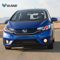 Kit de phares LED à lentille de projecteur style Demon Eyes 2 pour Honda Fit GK5 Jazz 2014-2020