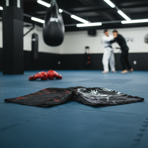 กางเกงขาสั้น MMA แบบสั่งทำสำหรับผู้ชายกางเกงขาสั้น2024พิมพ์ลายซับลิเมชัน - Product Image 3