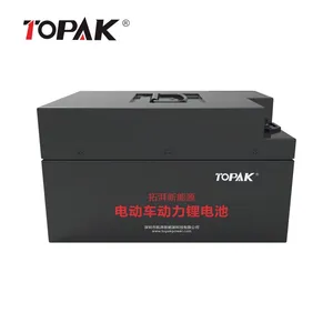 TOPAK 48V 25Ah Electric Motorcycle Battery 1.2kW Lifepo4 Phosphate Lithium Batteries For Motorcycles 48V Battery