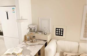 Diseño de renderizado 3D de espacio de trabajo conjunto de estilo moderno para construcción y bienes raíces - Product Image 2