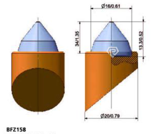 Hàn trên Thanh răng cacbua BR1 - Product Image 2