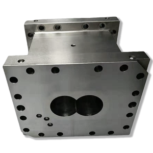 Chịu mài mòn song song đôi vít Thùng <span class=keywords><strong>masterbatch</strong></span> đùn cho nhựa & cao su bộ phận máy móc - Product Image 6