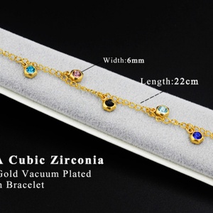 Vente chaude 2016 : Bijoux de pied plaqués or, chevillères indiennes avec strass et étoile à cinq branches - Product Image 4