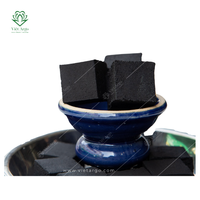 Charbon à chicha Viet Argo en forme de cube, briquettes pressées à la machine en coque de noix de coco pour chicha et grill