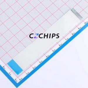 FFC-1.0-17-100-B-4-8 FFC Cable (Flexible Flat Cable) P=1mm Connector 17P 1mm 0.3mm Reverse - Product Image 2