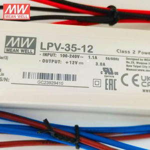 Meanwell LPV-35-12 35W 12V LEDトランス CE&CB認証済み スイッチング電源 新品 Mean Well SMPS - Product Image 3