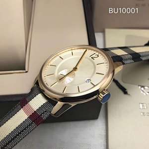 Bracelet de montre en nylon de luxe fait main, bracelets interchangeables colorés, mouvement à quartz, boîtier de 5 mm d'épaisseur, analogique, tissu doré - Product Image 1