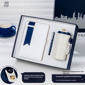 Coffret Cadeau d'Affaires Personnalisable avec Logo, Fait Main, Gravé, Moderne, Simple, en Métal Haut de Gamme, Pratique, pour Anniversaire d'Entreprise - Product Image 5
