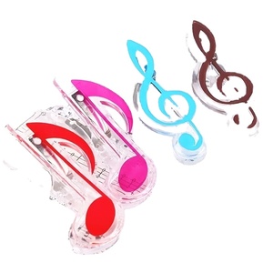 Clips de notación <span class=keywords><strong>musical</strong></span>, Clips de Notas Clave, hoja de papel de libro de música de Piano, Carpeta de soporte de resorte de <span class=keywords><strong>nota</strong></span> <span class=keywords><strong>Musical</strong></span> de plástico - Product Image 1