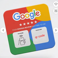 Carte NFC de revue avec puce 213 programmable, carte PVC à puce pour évaluation par tapotement avec code QR pour salons, spas, magasins de détail, vente en gros en vrac en usine