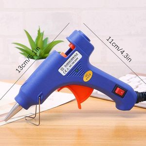 Mini <span class=keywords><strong>pistolet</strong></span> à <span class=keywords><strong>colle</strong></span> chaude à préchauffage rapide, <span class=keywords><strong>pistolet</strong></span> à <span class=keywords><strong>colle</strong></span> thermofusible 20W <span class=keywords><strong>pour</strong></span> réparations rapides à domicile, travaux manuels, bricolage et décorations de fêtes - Product Image 5