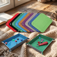 Plateau de rangement et organisateur de tiroir en cuir PU personnalisé pour accessoires de bijoux, idéal pour les cadeaux promotionnels (vente en gros)