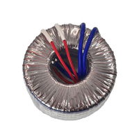 Transformateur toroïdal personnalisé 500W, 220V - 24V avec fils de cuivre et d'aluminium pour amplificateurs de puissance audio d'équipement audio