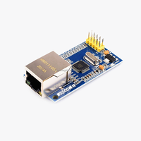 Módulo de red Ethernet W5500, hardware, Protocolo TCP IP, placa de desarrollo de controlador SPI 51 STM32 sobre W5100