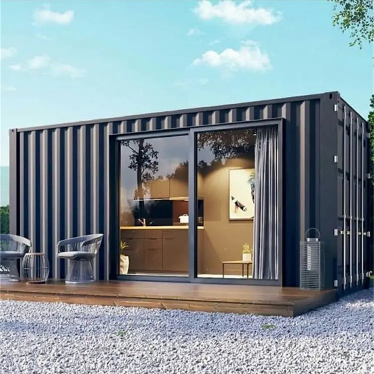 Personalizado Prefab Modular Shipping Container Bar Escritório Casa Casa Recipiente Sala de estar Banheiro Casa Minúsculo Destacável