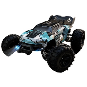 Camion monstre RC sans balais 70 km/h - Échelle 1/16 4WD Pick-up électrique avec télécommande 2,4G, <span class=keywords><strong>construction</strong></span> métallique pour le drift - Product Image 1