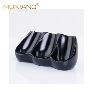 Muxiang Wooden <b>Pipe</b> <b>Stand</b> Three Slot Holder For Smoking <b>Pipes</b> Durable Storage Rack - Product Image 4