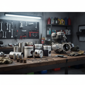 New LU Brand Aluminum Alloy Piston Kit for <b>Motorcycle</b> 86mm 6 Cylinders Retrofit/Upgrade with 1 Year Warranty From TW - Product Image 3