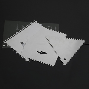 Aluminum Alloy Cake Scraper Rectangle Silver Baking Utensil Cake Butter Spatula Cutting Knife - Product Image 2