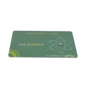 New Products Bioresonance Quantum Saving Card With Over 10000cc Negative Ion Scalar Welcome Oem Bio Thz Energy Card