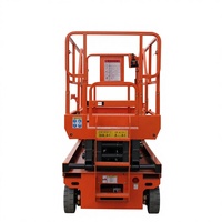 Plateforme élévatrice à ciseaux en acier robuste Lemax LS10 3-14m, capacité de 450 kg, autopropulsée, électrique, hydraulique