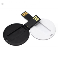 Memoria USB Promocional Popular en Forma de Tarjeta, 1gb 2gb 4gb 8gb 16gb 32gb 64gb 128gb, con Logotipo Personalizado