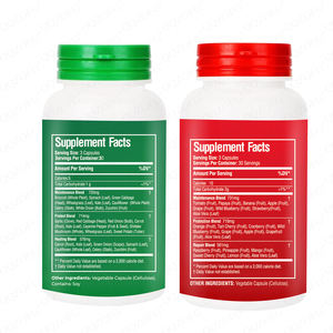 Forme galénique OEM nature bonbons gommeux Vitamines pour adultes Capsules de complément alimentaire entier avec mélange de fruits et légumes Suppléments à base de plantes - Product Image 2