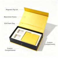 Boîte à fermeture magnétique de luxe haut de gamme pour l'emballage de bijoux, boîte rigide personnalisée avec fermeture magnétique à ruban, usine certifiée