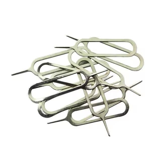 Wholesale Key Tool Stainless Steel Sim Card Pin Needle Sim Card Tray Ejector Removal Eject Pin Needle Opener for Smart Phones