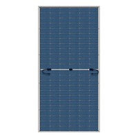 Panneau solaire bifacial HBOWA N-Type 640W à double verre, haute efficacité, 132 cellules monocristallines demi-coupées, module photovoltaïque PV 615W-640W