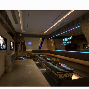 Design d'intérieur moderne et luxueux pour karaoké et KTV, avec fourniture en gros de canapés, tables et ensembles de meubles - Product Image 2