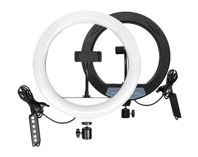 Upgraded Led Right Light 12 Inch Dimmable Ring Light for Makeup Artists