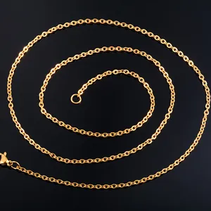 Collier Rolo en Acier Inoxydable pour Femme et Homme, Chaîne Câble Maillons O, Ras-de-cou, Accessoire Bijou DIY, Cadeau pour Elle - Product Image 6
