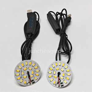 5V Led <strong>Light</strong> <strong>Circuit</strong> Boards Round with USB Wire 31/44/46/50/58mm Dual White CCT PCB Led Chip DIY Custom Lamps <strong>Night</strong> <strong>Light</strong> Source - Product Image 6
